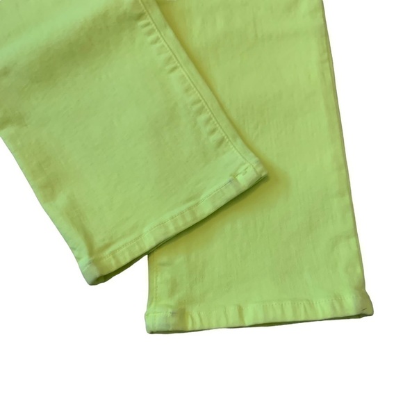 CofH Cara High Rise Cigarette Jeans in Neon Blaze Yellow Size 24 - Picture 15 of 16
